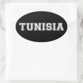 Sticker Ovale Tunisie (Sac)
