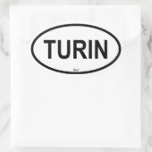 STICKER OVALE TURIN (Sac)