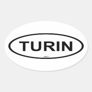 STICKER OVALE TURIN