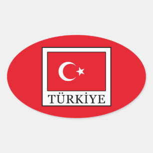 Sticker Ovale Türkiye