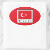 Sticker Ovale Türkiye (Sac)