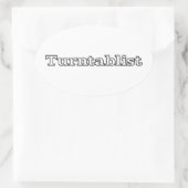 Sticker Ovale Turntablist (Sac)