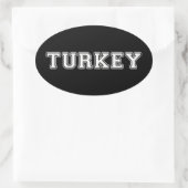 Sticker Ovale Turquie (Sac)