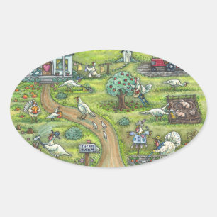 STICKER OVALE TURQUIE AGRICULTEURS GOBBLERS, BILLETS DE BILLETS