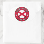 Sticker Ovale Tuscaloosa Alabama (Sac)