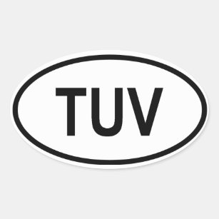 Sticker Ovale Tuvalu YUV