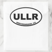 Sticker Ovale ULLR Breckenridge Colorado (Sac)