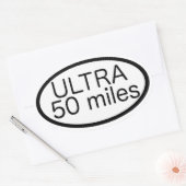 Sticker Ovale Ultra Marathon (Enveloppe)