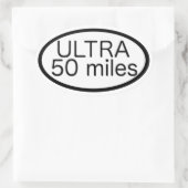 Sticker Ovale Ultra Marathon (Sac)
