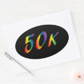 Sticker Ovale Ultra Marathon 50 000 (Enveloppe)