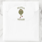 Sticker Ovale Ultra Vegan (Sac)
