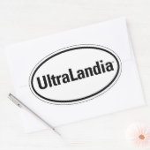 Sticker Ovale UltraLandia (Enveloppe)