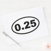 Sticker Ovale Un seul tour (Enveloppe)