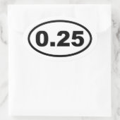 Sticker Ovale Un seul tour (Sac)