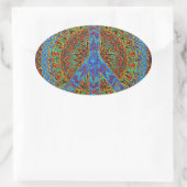 Sticker Ovale Une vie paisible (Sac)