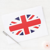 Sticker Ovale Union Jack (Enveloppe)