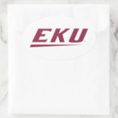 Sticker Ovale Université du Kentucky oriental | EKU (Sac)