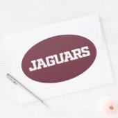 Sticker Ovale Université Texas A&M de San Antonio Jaguars (Enveloppe)