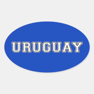 Sticker Ovale Uruguay