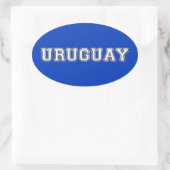 Sticker Ovale Uruguay (Sac)