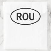 Sticker Ovale Uruguay "ROU" (Sac)
