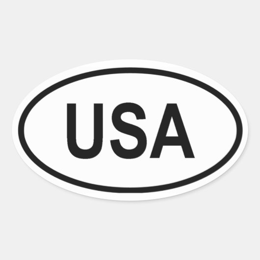 STICKER OVALE USA (Devant)