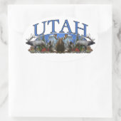 Sticker Ovale Utah (Sac)