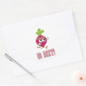 Sticker Ovale Va te faire ! (Enveloppe)