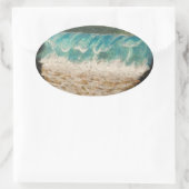 Sticker Ovale Vagues (Sac)
