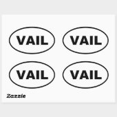 STICKER OVALE VAIL (Feuille)