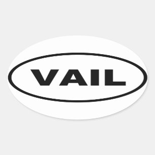 STICKER OVALE VAIL