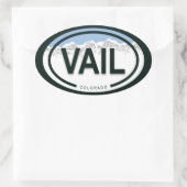 Sticker Ovale Vail Colorado Rocky Mountain (Sac)