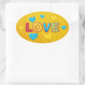 Sticker Ovale Valentine Fun 3D Mix and Match 2 (Sac)