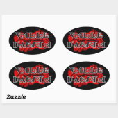 Sticker Ovale Vallée d'Aoste (Feuille)