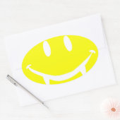 Sticker Ovale vampire emoji dracula (Enveloppe)