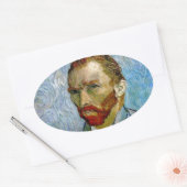 Sticker Ovale Van Gogh Autoportrait (Enveloppe)
