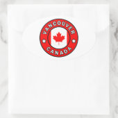 Sticker Ovale Vancouver Canada (Sac)