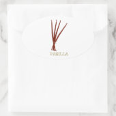 Sticker Ovale vanille (Sac)