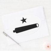 Sticker Ovale Venez le prendre Logo (TX) (Enveloppe)