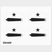 Sticker Ovale Venez le prendre Logo (TX) (Feuille)