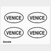STICKER OVALE VENISE (Feuille)