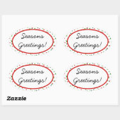Sticker Ovale Verrouillages royaux (Feuille)