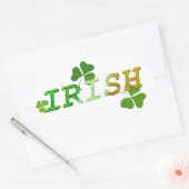 Sticker Ovale Vert (Enveloppe)