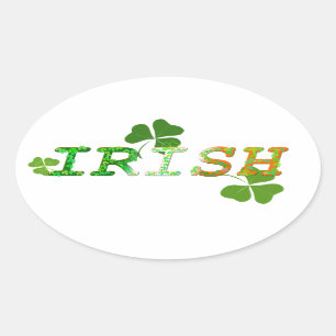 Sticker Ovale Vert