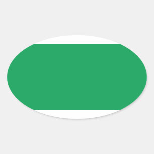 Sticker ovale vert