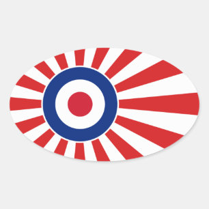 Sticker Ovale Vibrant Roundel Mods