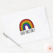 Sticker Ovale Vidéos Rainbow (Enveloppe)