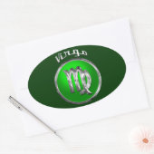 Sticker Ovale Vierge (Enveloppe)