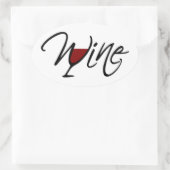 STICKER OVALE VIN (Sac)