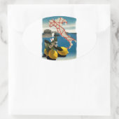 Sticker Ovale Vintage Italie (Sac)